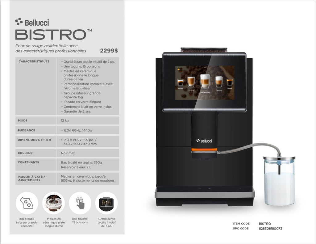 Bellucci - Bistro Automatic Espresso Machine
