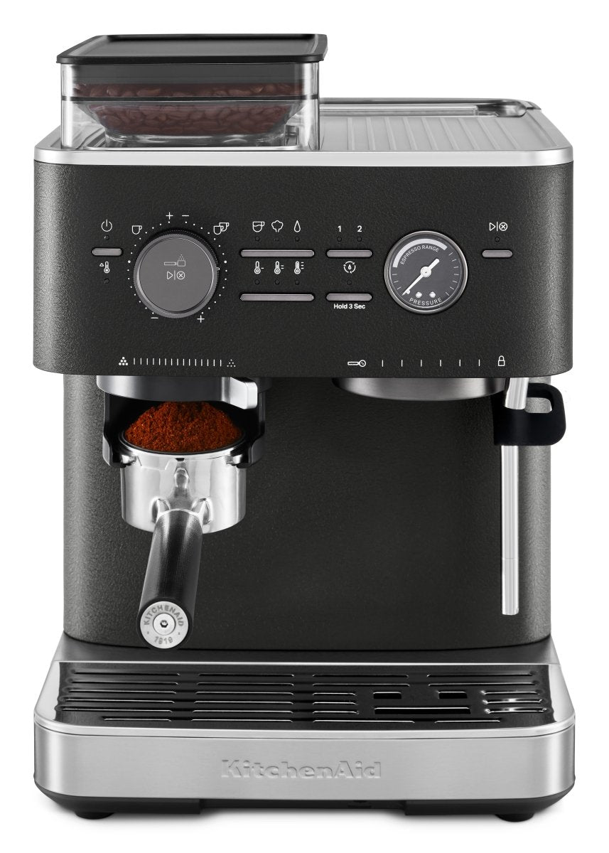 KitchenAid - Semi Automatic Espresso Machine with Burr Grinder - KES6551