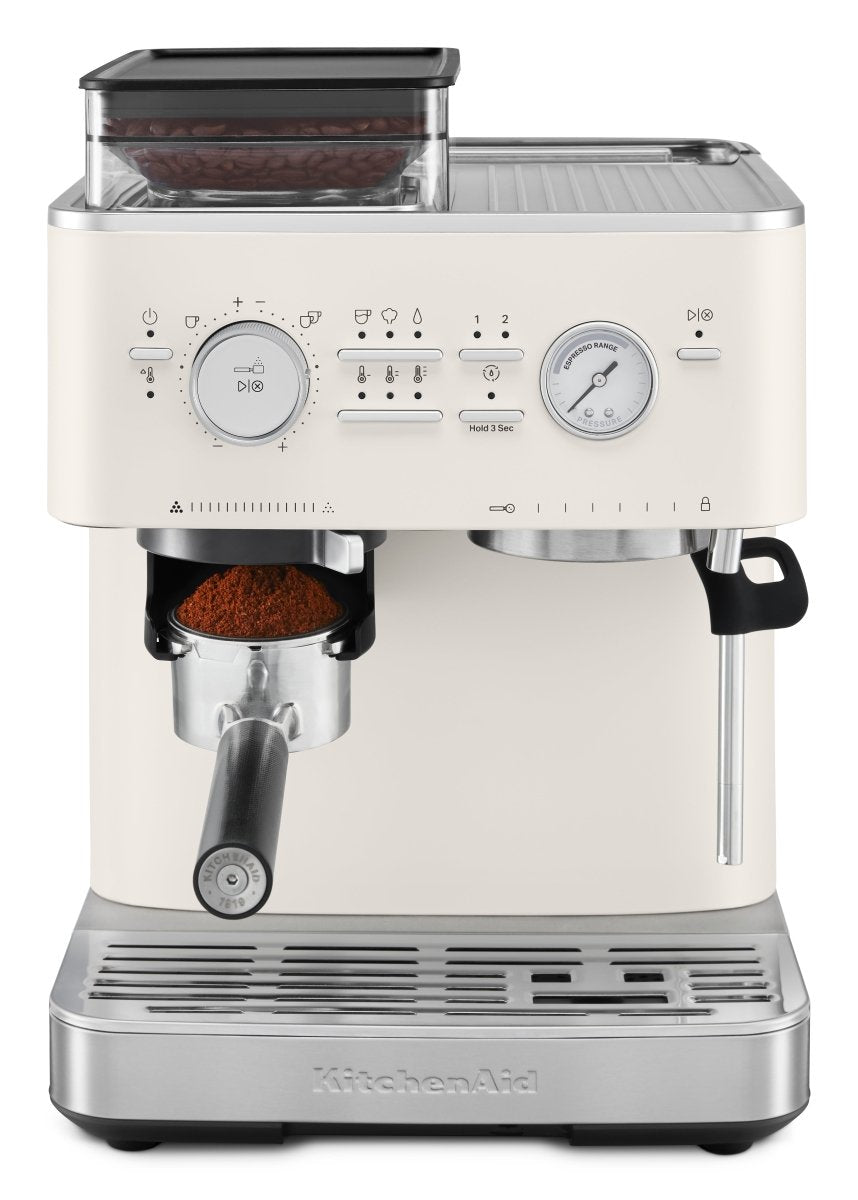 KitchenAid - Semi Automatic Espresso Machine with Burr Grinder - KES6551