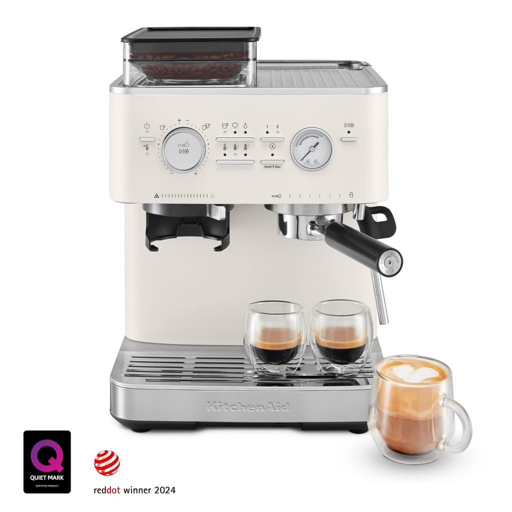 KitchenAid - Semi Automatic Espresso Machine with Burr Grinder - KES6551