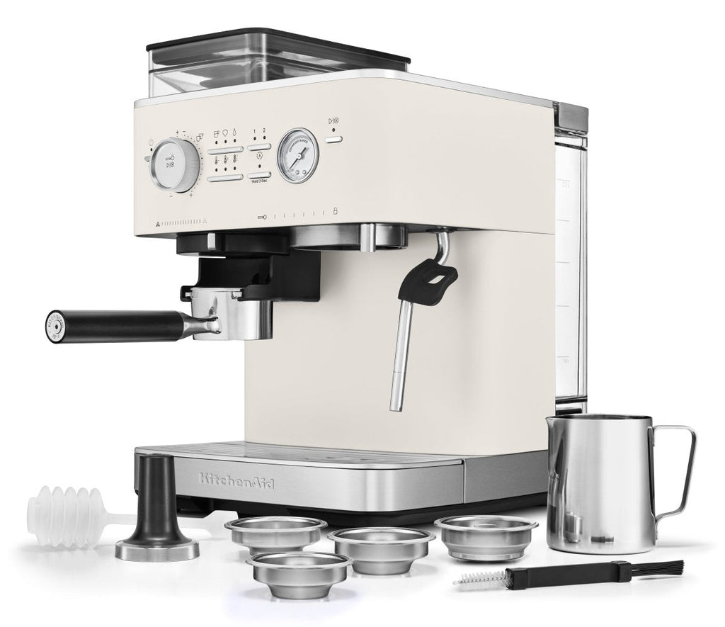 KitchenAid - Semi Automatic Espresso Machine with Burr Grinder - KES6551