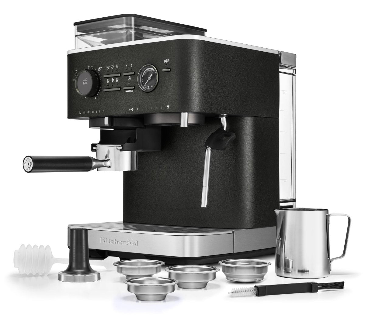 KitchenAid - Semi Automatic Espresso Machine with Burr Grinder - KES6551