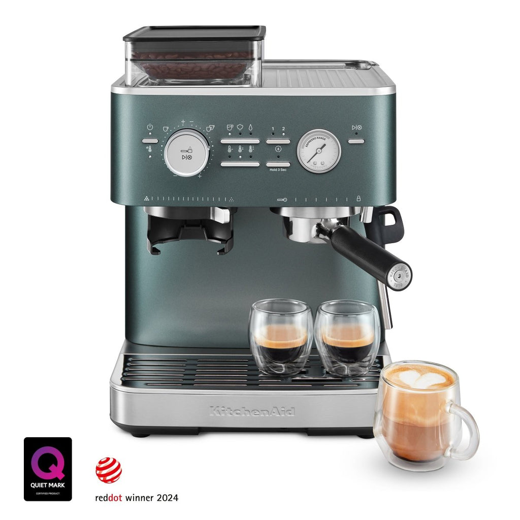 KitchenAid - Semi Automatic Espresso Machine with Burr Grinder - KES6551